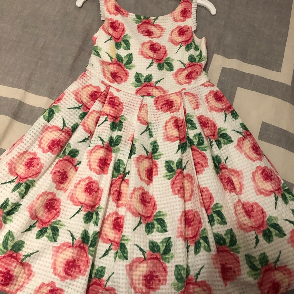Janie and Jack floral girls dress size 8